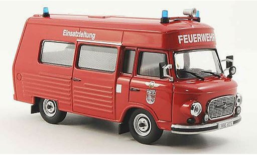 Barkas B 1000 pompiers 1/43 IST Models SMH-3 Vigili del fuoco Salzwedel 1984 modellini auto