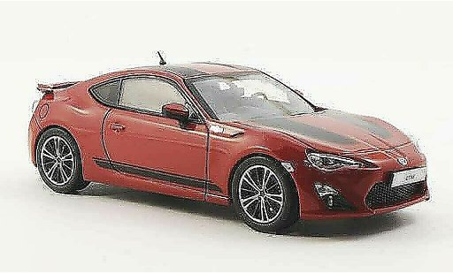 Toyota 86 2012 1/43 J Collection GT 1st Edition rosso/nero LHD modellini auto