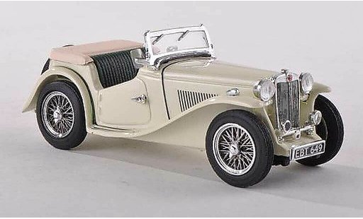 MG TC Base 1/43 Vitesse ouverde beige RHD modellini auto
