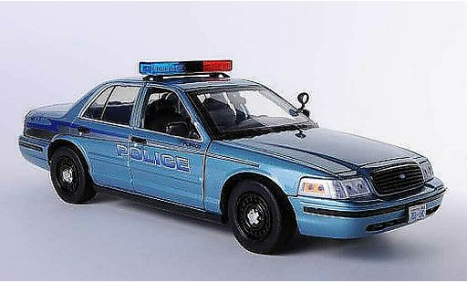 Ford Crown Police Interceptor 1/18 Greenlight Victoria Forks Twilight - Charlie's Cruiser modellini auto