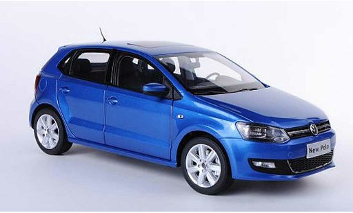 Volkswagen Polo Base 1/18 Paudi V blu Asien-Version 2011 modellini auto