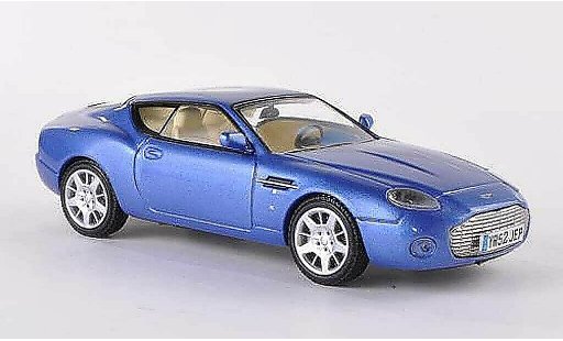 Aston Martin DB7 zagato 1/43 WhiteBox blu modellini auto