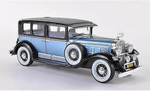 Cadillac V16 Sedan 1/43 WhiteBox blu/nero 1 modellini auto
