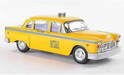 Checker Marathon taxi 1/43 WhiteBox Yellow Cab - New York City 1980 modellini auto