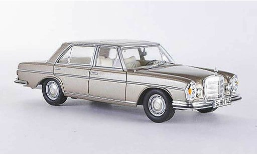 Mercedes 300 6.3 1/43 WhiteBox (W109) beige 1968 modellini auto