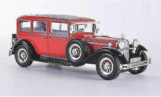 Mercedes 460 Base 1/43 WhiteBox tipo Nurburg (W08) rosso/nero 1929 modellini auto