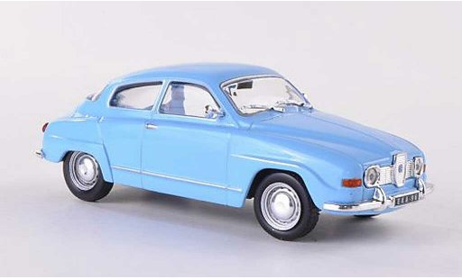 Saab 96 Base 1/43 WhiteBox blu modellini auto
