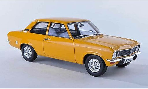 Opel Ascona A Base 1/18 BoS Models nero-giallo 2-portes limitee edition 1.000 piece 1973 modellini auto