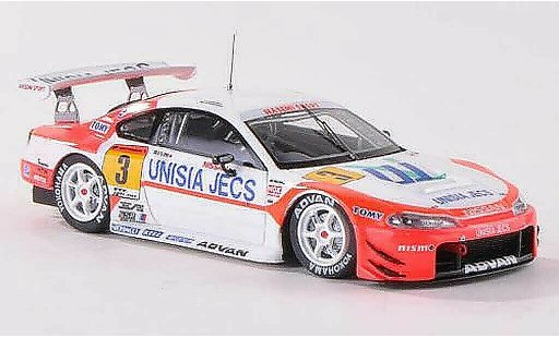Nissan Silvia S15 1/43 Ebbro No.3 Unisia Jecs JGTC 2002 T.Yamano/M.Yanagida modellini auto