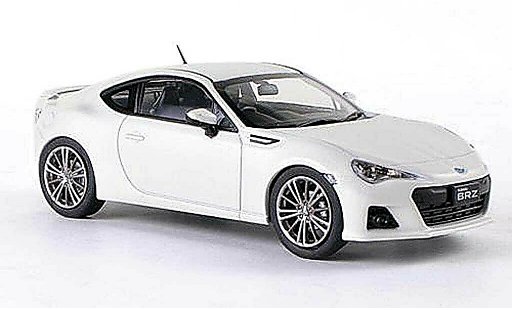 Subaru BRZ Concept 1/43 Ebbro opaco bianco RHD Tokyo Motor Show 2011 modellini auto