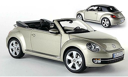 Volkswagen Beetle Cabriolet 1/18 Kyosho Cabrio beige 2013 modellini auto