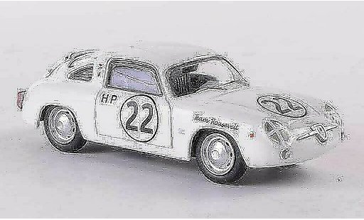 Fiat 750 Abarth 1/43 Best Zagato No.22 Team Roosevelt Sebring 1960 modellini auto