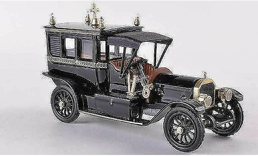 Mercedes 1908 Base 1/43 Rio Bestattungsfahrzeug nero/gold modellini auto