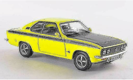 Opel Manta A 1/43 WhiteBox GT/E giallo/nero modellini auto