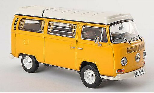 Volkswagen T2 A 1/43 Premium ClassiXXs Camping (neues tetto pieghevole) giallo modellini auto