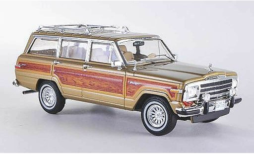 Jeep Wagoneer Edition Limit&Atilde;&copy;e 1/43 Premium X gold/Holzeffekt Sondermodell limitata Auflage 500 pezzo 1989 modellini auto