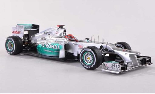 Mercedes F1 2012 1/43 Spark AMG W03 No.7 Petronas M.Schumacher GP Brasilien modellini auto