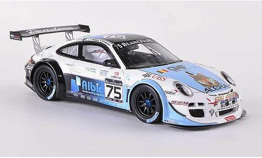 Porsche 911 GT3 1/43 Spark R 2012 No.75 Alcra Flash 24h Spa M.Hennerici/X.Maassen/M.Goossens modellini auto