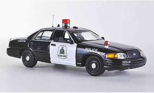 Ford Crown Police Interceptor 1/43 First Response Victoria RCMP - Royal Canadian Mounted nero/bianco Polizia (CAN) modellini auto
