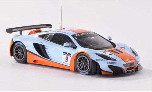 McLaren MP4-12C GT3 1/43 TrueScale Miniatures No.9 Gulf Racing 24h Spa 2012 R.Bell/A.Meyrick/M.Wainwright modellini auto
