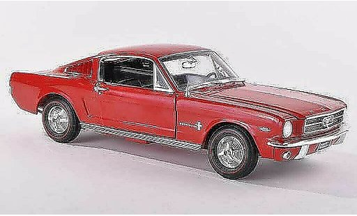 Ford Mustang Fastback 1/43 Ertl 2+2 rosso modellini auto