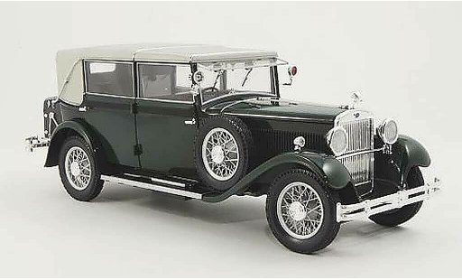 Skoda 860 Base 1/18 Abrex verde 1932 modellini auto