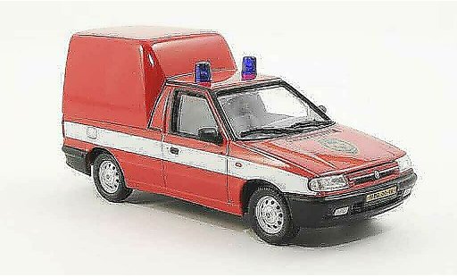 Skoda Felicia Pick-Up 1/43 Abrex Vigili del fuoco 1996 modellini auto