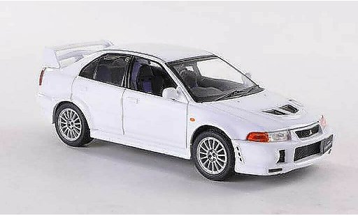 Mitsubishi Lancer Evolution VI 1/43 IXO bianco 1999 modellini auto