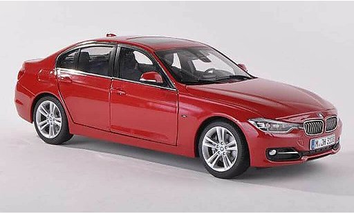 Bmw 330 berline 1/43 Paragon F30 nero-rosso modellini auto
