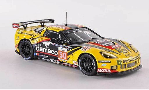 Chevrolet Corvette ZR1 1/43 IXO C6 No.50 demeco/Motul/McDonald s 24h Le Mans 2011 P.Bornhauser/J.Canal/G.Gardel modellini auto