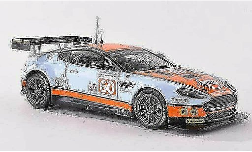 Aston Martin V8 vantage 1/43 IXO No.60 Gulf Racing 24h Le Mans 2011 F.Giroix/M.Wainwright/R.Goethe modellini auto