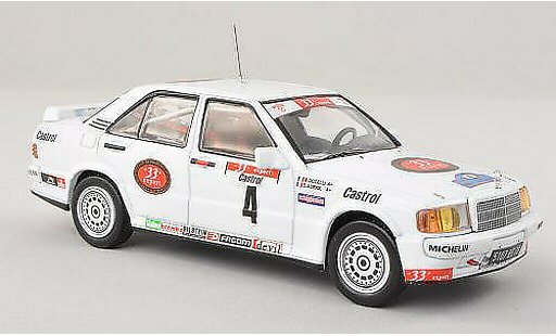 Mercedes 190 DTM 1/43 IXO 2.3-16 No.4 33 Export Tour voiture 1986 D.Auriol/B.Occelli modellini auto