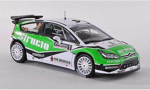 Citroen C4 WRC 1/43 IXO No.1 Structo Rally Wallonien 2011 Tsjoen/Chevaillier modellini auto
