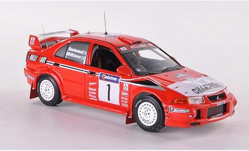 Mitsubishi Lancer Evolution VI 1/43 IXO No.1 Ralliart Champions Rally Australien 1999 T.Makinen/R.Mannisenmaki modellini auto