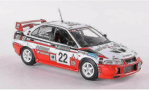 Mitsubishi Lancer Evolution VI 1/43 IXO No.22 Ralliart Rally China 1999 K.Taguchi/R.Teoh modellini auto