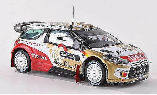 DS Automobiles DS3 WRC 2013 1/43 IXO Abu Dhabi World Rally Team Presentationsfahrzeug modellini auto