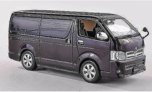 Toyota Hiace Super GL 1/43 J Collection nero-violet RHD 2012 modellini auto