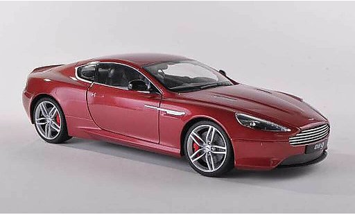 Aston Martin DB9 coupe 1/43 Welly rosso LHD modellini auto