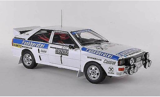 Audi Quattro a2 1/18 Sun Star No.1 Funkberater Janner Rally 1984 Wittmann/Nestinger modellini auto