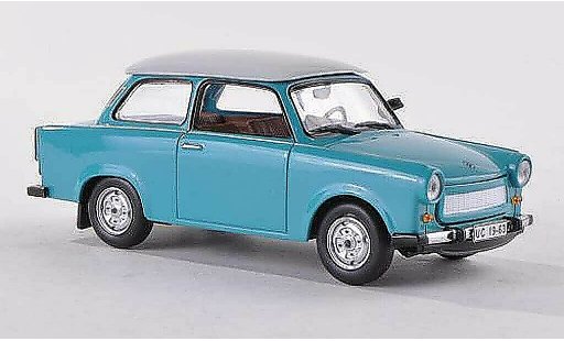 Trabant 601 Base 1/43 IST Models blu/bianco modellini auto