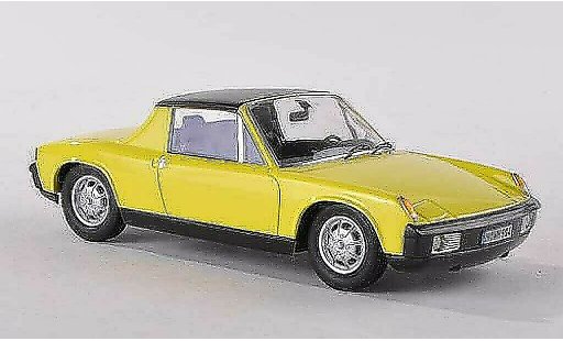 Porsche 914 Base 1/43 Schuco -giallo modellini auto