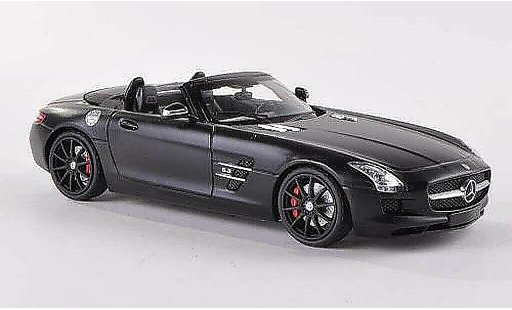 Mercedes SLS Roadster 1/43 Schuco AMG (R197) opaconero modellini auto
