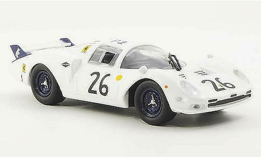 Ferrari 365 P2 1/43 Ferrari Racing Collection Elefante Bianco 24h Le Mans C.Parsons / R.Rodriguez 1967 modellini auto
