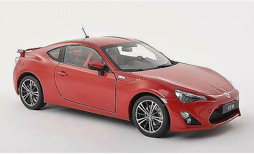 Toyota 86 2012 1/18 Autoart GT (Europa Version/LHD) nero-rosso modellini auto