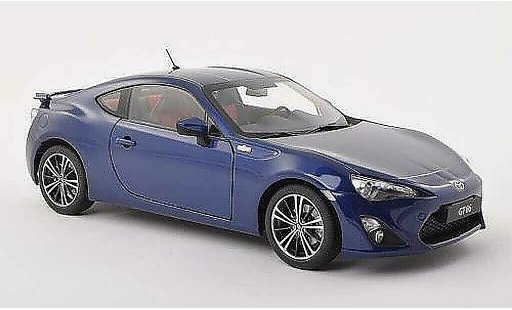 Toyota 86 2012 1/18 Autoart GT (Europa Version/LHD) nero-blu modellini auto