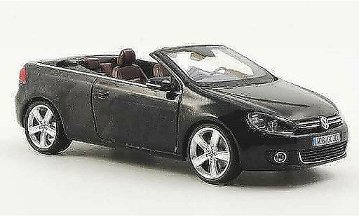 Volkswagen Golf Cabriolet 1/43 Schuco Cabrio nero 2011 modellini auto
