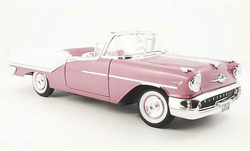 Oldsmobile Super 88 Convertible 1/18 Yat Ming Convertibile flieder/bianco 1957 modellini auto