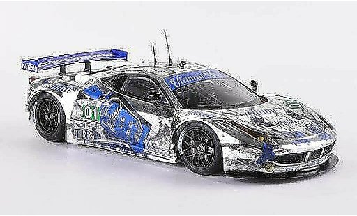 Ferrari 458 Italia GT2 1/43 Fujimi No.01 Extreme Motorsports Ultimat VodkaPetit Le Mans 2012 modellini auto
