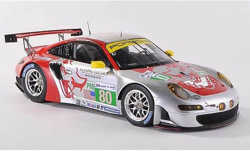 Porsche 911 GT3 RSR 1/43 Spark 2012 No.80 vol Lizard Motorsports 24h Le Mans J.Bergmeister/M.Hozler/P.Long modellini auto