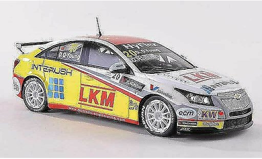 Chevrolet Cruze course 1/43 Spark 2012 1.6T No.20 LKM D.O Young Macau WTCC Macau modellini auto